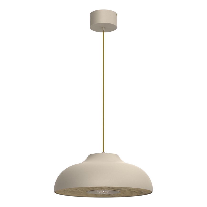 Lustr na lanku BILBAO 1xE27/15W/230V pr. 40 cm béžová