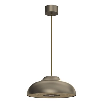 Lustr na lanku BILBAO 1xE27/15W/230V pr. 40 cm mosaz