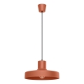 Lustr na lanku BILO 1xE27/15W/230V pr. 35 cm oranžová