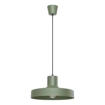 Lustr na lanku BILO 1xE27/15W/230V pr. 35 cm zelená