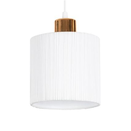 Lustr na lanku BIZO 3xE27/60W/230V bílá/měděná