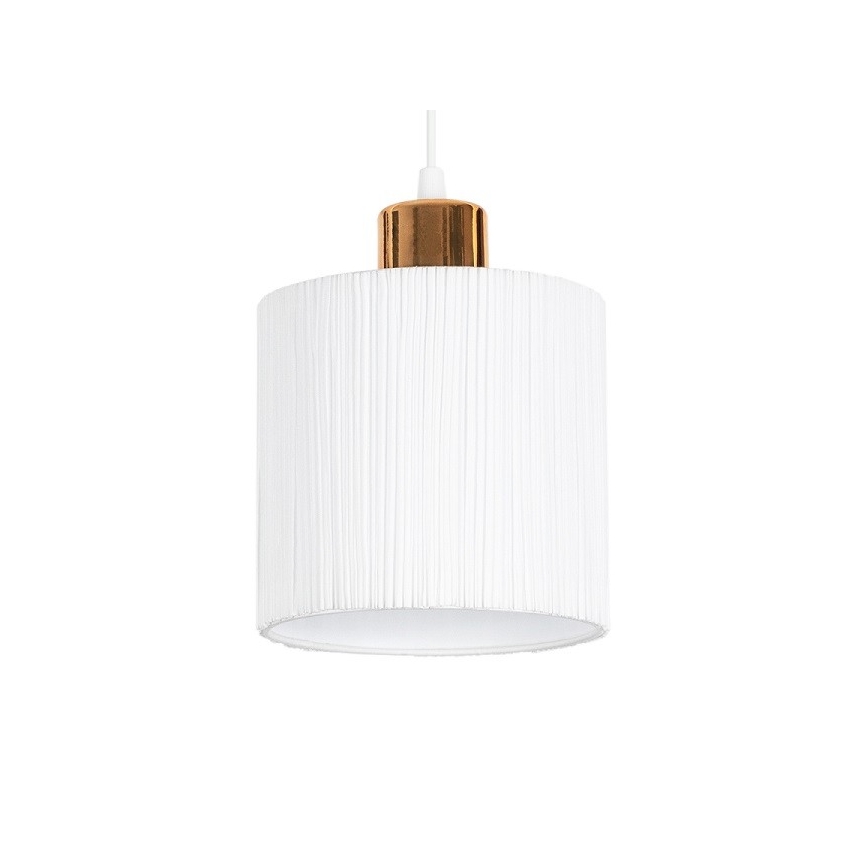 Lustr na lanku BIZO 3xE27/60W/230V bílá/měděná