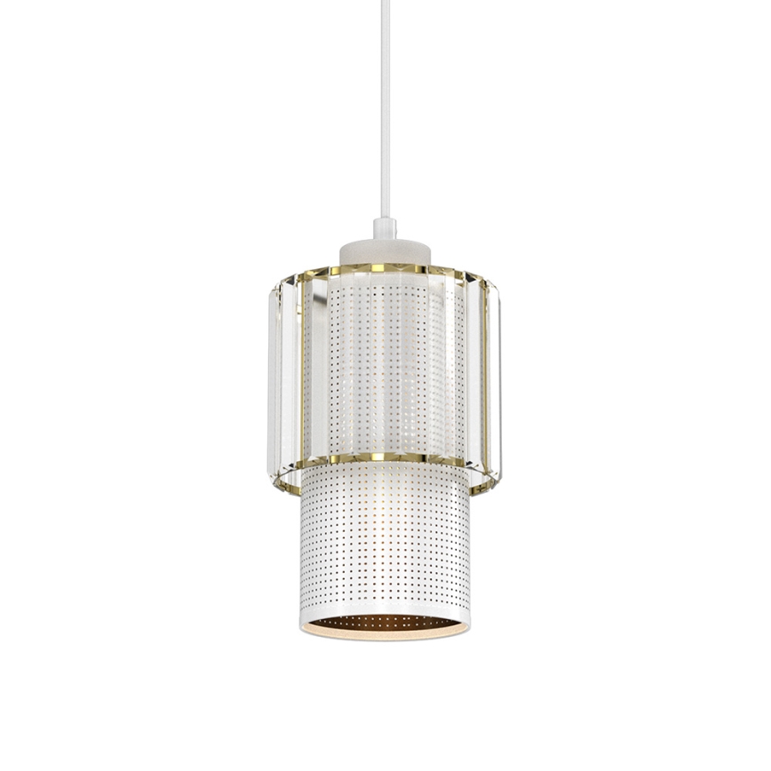 Lustr na lanku BLANCO 1xE27/60W/230V bílá