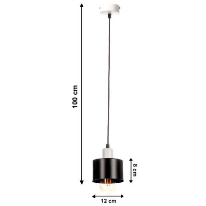 Lustr na lanku BODO 1xE27/60W/230V