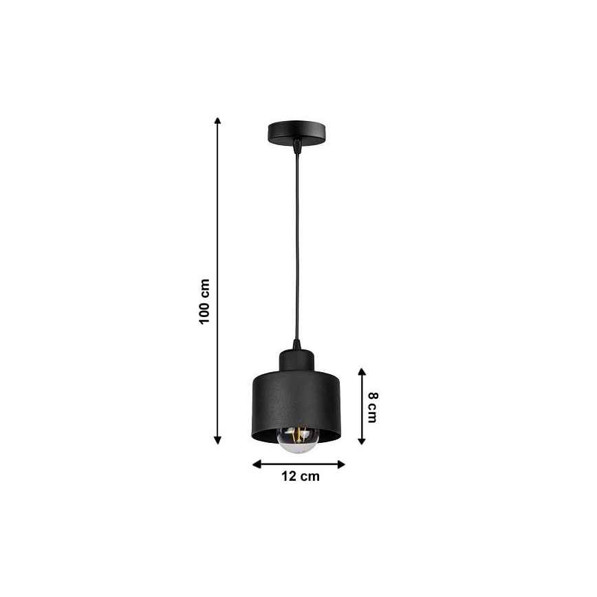 Lustr na lanku BODO 1xE27/60W/230V