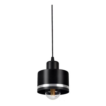 Lustr na lanku BODO SILVER 1xE27/60W/230V