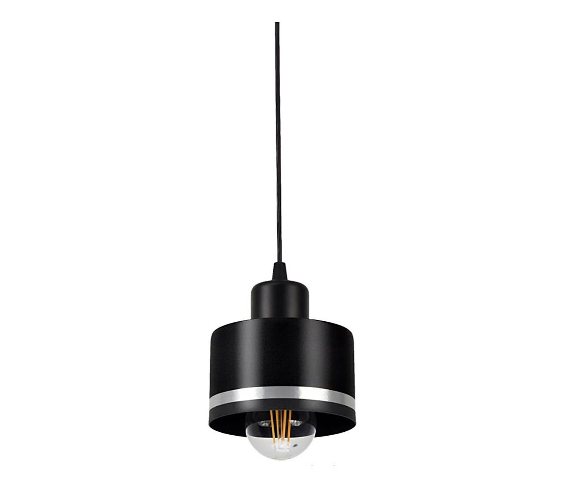 Belis Lustr na lanku BODO SILVER 1xE27/60W/230V BE0225