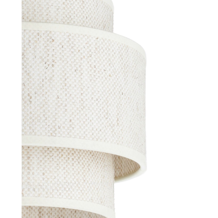 Lustr na lanku BOHO 1xE27/60W/230V pr. 40 cm bílá