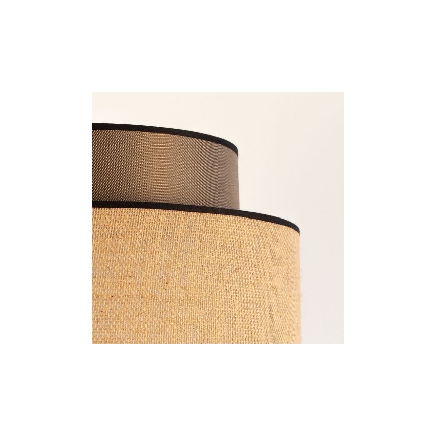 Lustr na lanku BOHO 1xE27/60W/230V pr. 40 cm hnědá/béžová