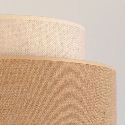 Lustr na lanku BOHO 1xE27/60W/230V pr. 40 cm krémová/béžová