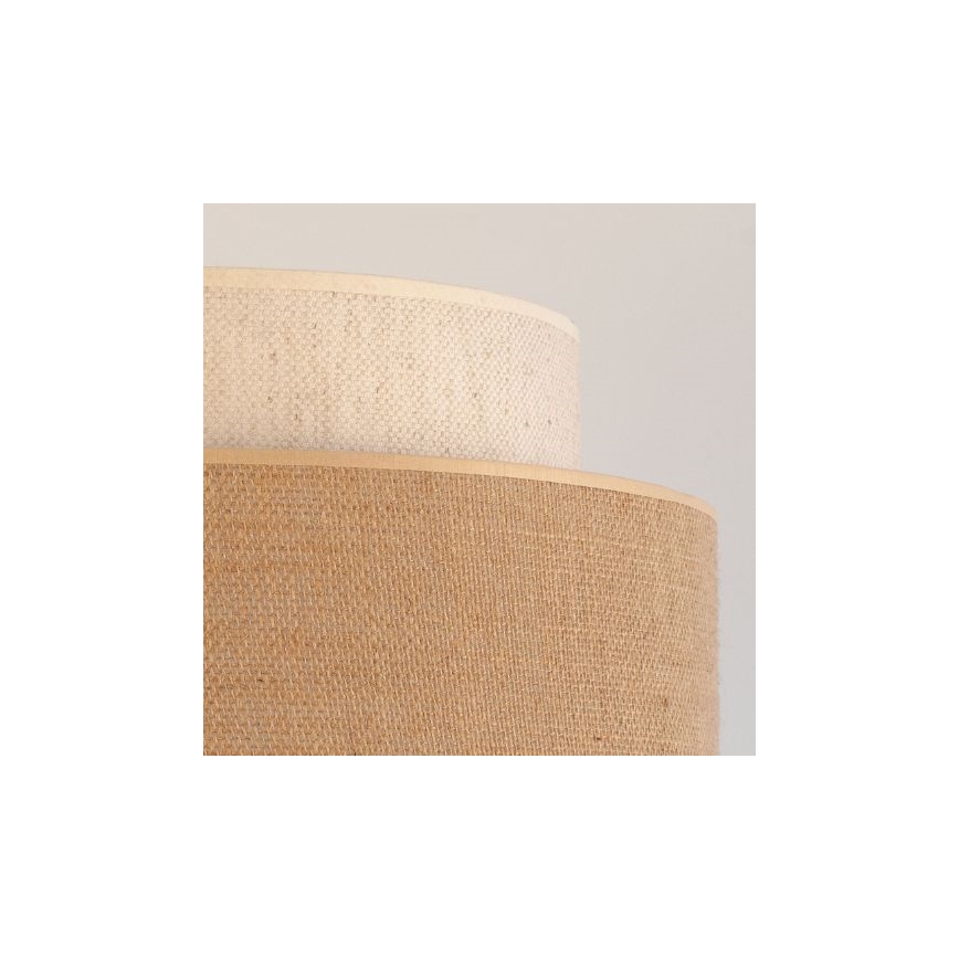 Lustr na lanku BOHO 1xE27/60W/230V pr. 40 cm krémová/béžová