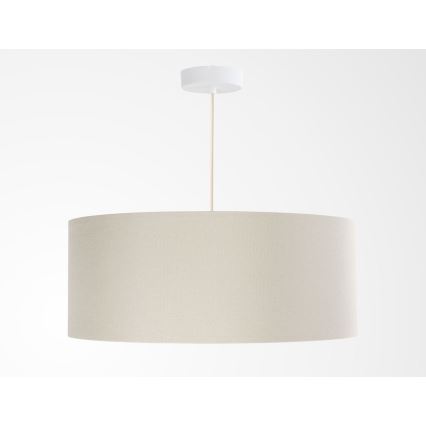 Lustr na lanku BOHO TRINITI 1xE27/60W/230V pr. 50 cm krémová