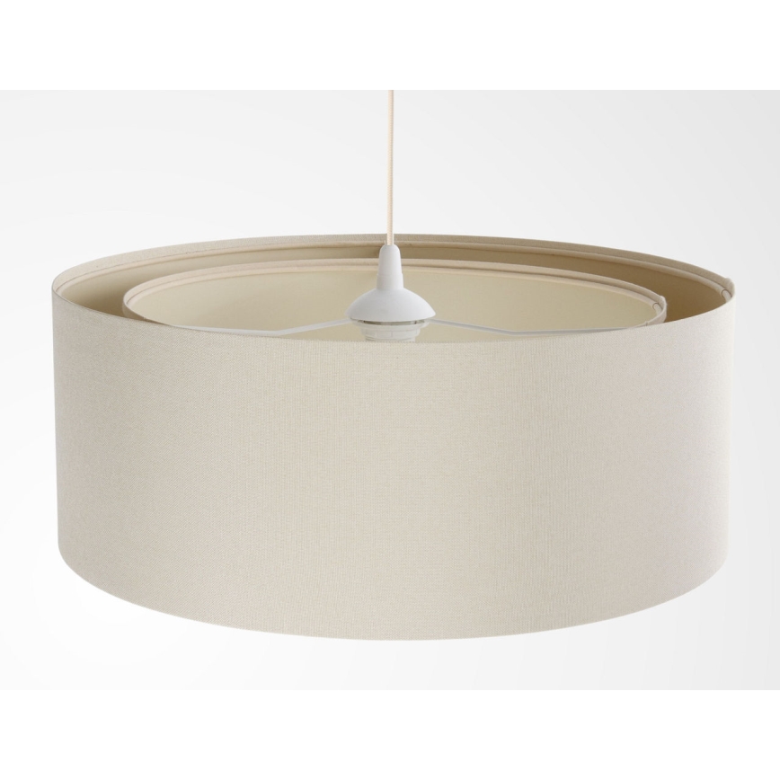 Lustr na lanku BOHO TRINITI 1xE27/60W/230V pr. 50 cm krémová