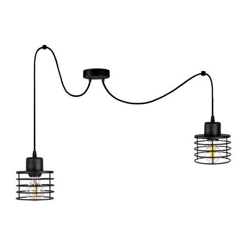 Lustr na lanku BONOX 2xE27/60W/230V pavouk
