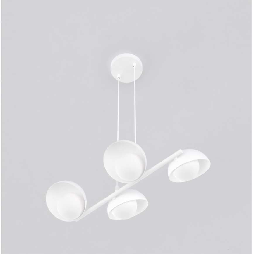 Lustr na lanku BOOM 4xG9/8W/230V bílá