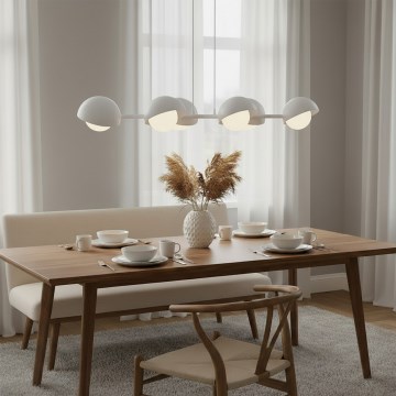 Lustr na lanku BOOM 6xG9/8W/230V bílá