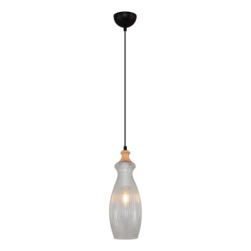 Lustr na lanku BOTTLE 1xE14/4W/230V čirá