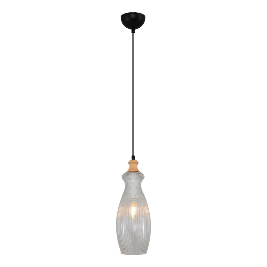 Lustr na lanku BOTTLE 1xE14/4W/230V čirá