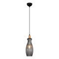 Lustr na lanku BOTTLE 1xE14/4W/230V kouřová