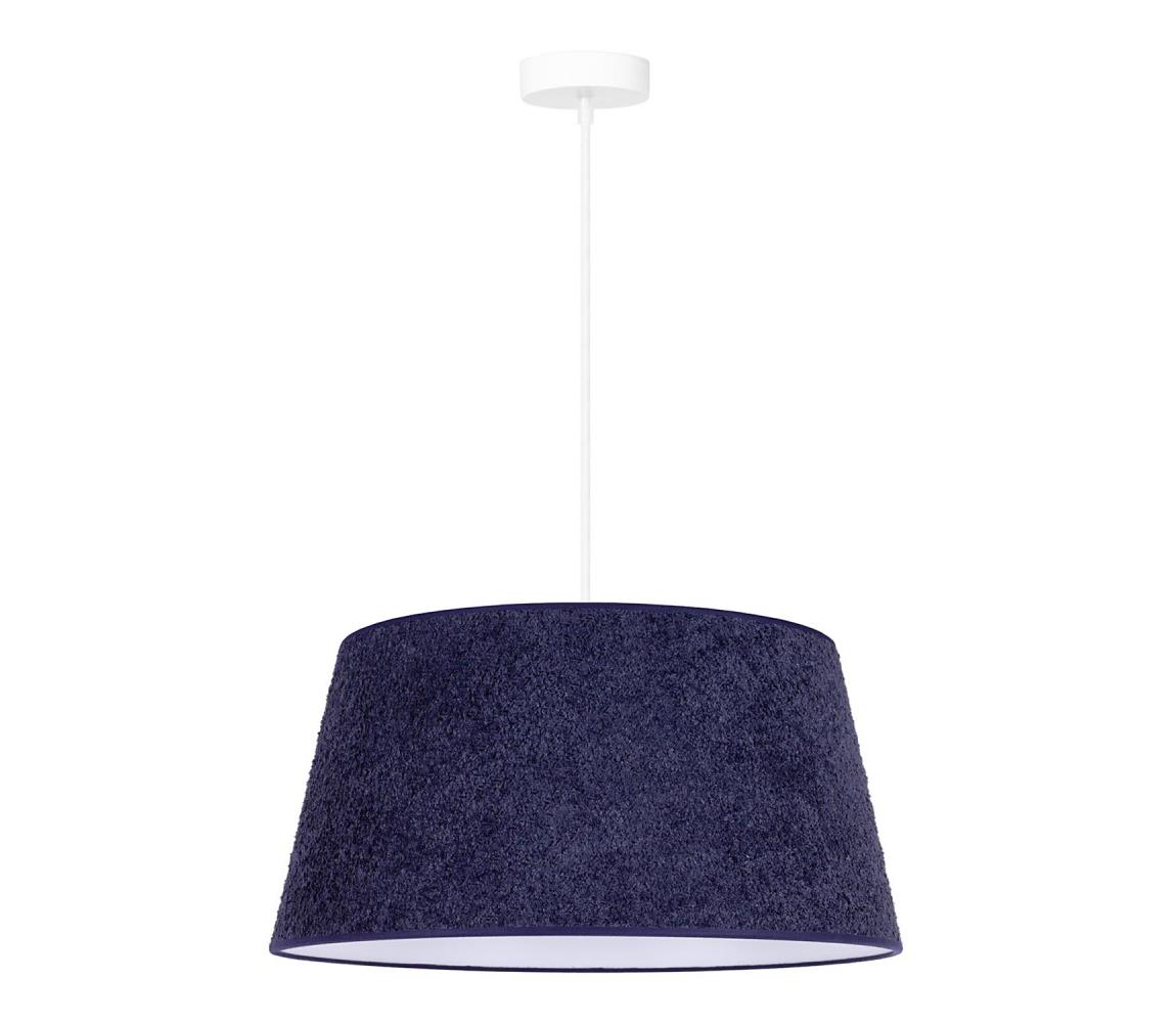 Duolla Lustr na lanku BOUCLE 1xE27/15W/230V pr. 50 cm modrá DU601511