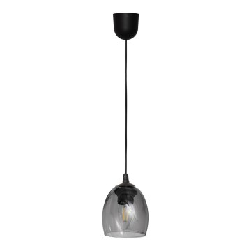 Lustr na lanku BRILLANT 1xE27/15W/230V šedá