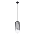 Lustr na lanku BRINA 1xG9/8W/230V černá