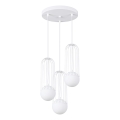 Lustr na lanku BRINA 3xG9/8W/230V bílá