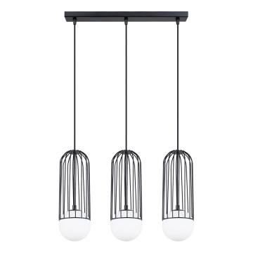 Lustr na lanku BRINA 3xG9/8W/230V černá