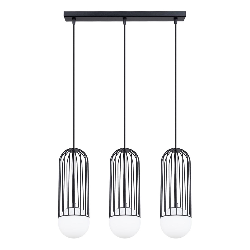 Lustr na lanku BRINA 3xG9/8W/230V černá