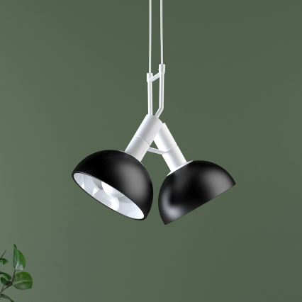 Lustr na lanku BUFFI 2xE27/60W/230V