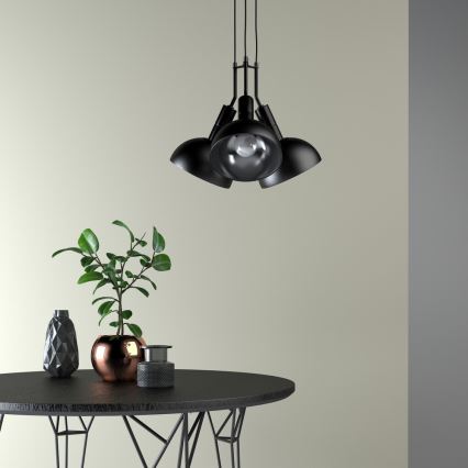 Lustr na lanku BUFFI 3xE27/60W/230V