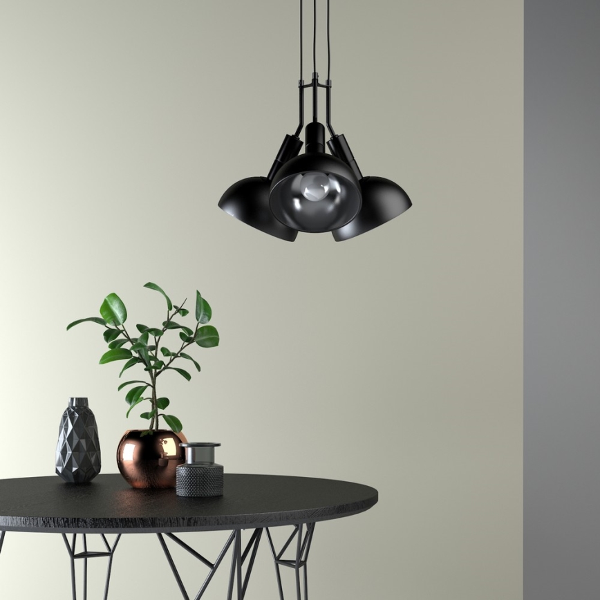 Lustr na lanku BUFFI 3xE27/60W/230V