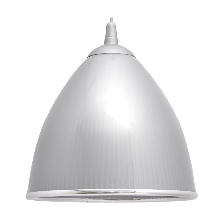 Lustr na lanku BULLET 1xE27/15W/230V stříbrná