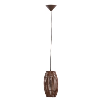 Lustr na lanku BURI 1xE27/15W/230V hnědá