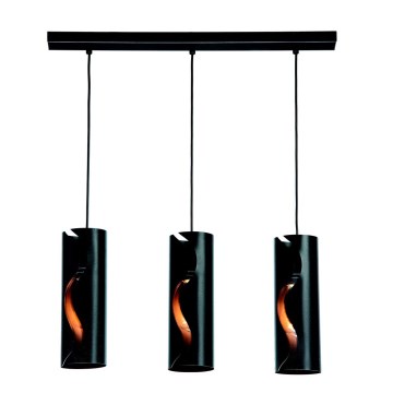 Lustr na lanku BURN 3xE27/60W/230V