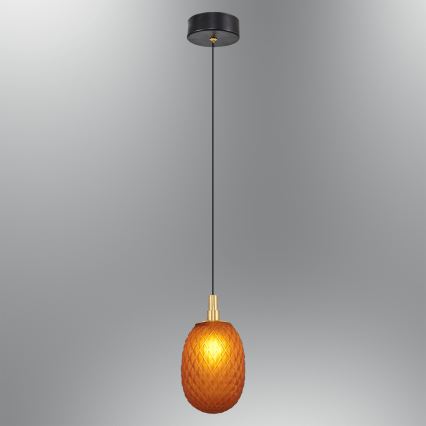 Lustr na lanku CACTUS 1xG9/5W/230V měděná