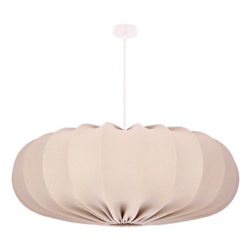 Lustr na lanku CAFEE 1xE27/40W/230V pr. 66 cm béžová