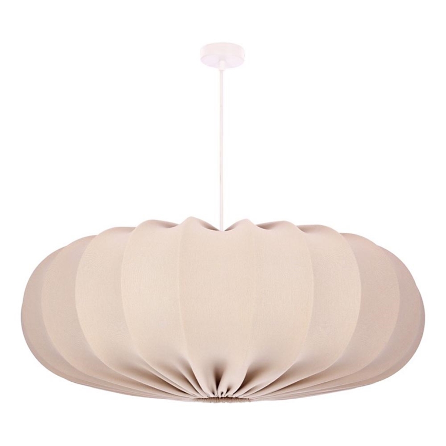Lustr na lanku CAFEE 1xE27/40W/230V pr. 66 cm béžová
