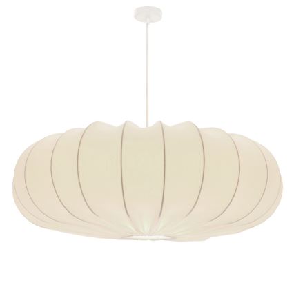 Lustr na lanku CAFEE 1xE27/40W/230V pr. 66 cm bílá