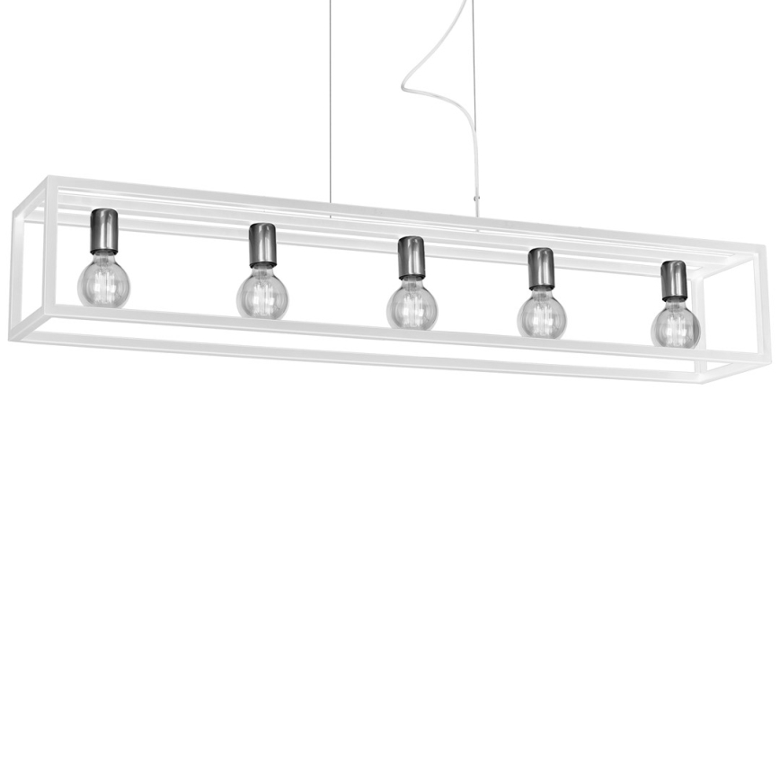 Lustr na lanku CAGE 5xE27/60W/230V