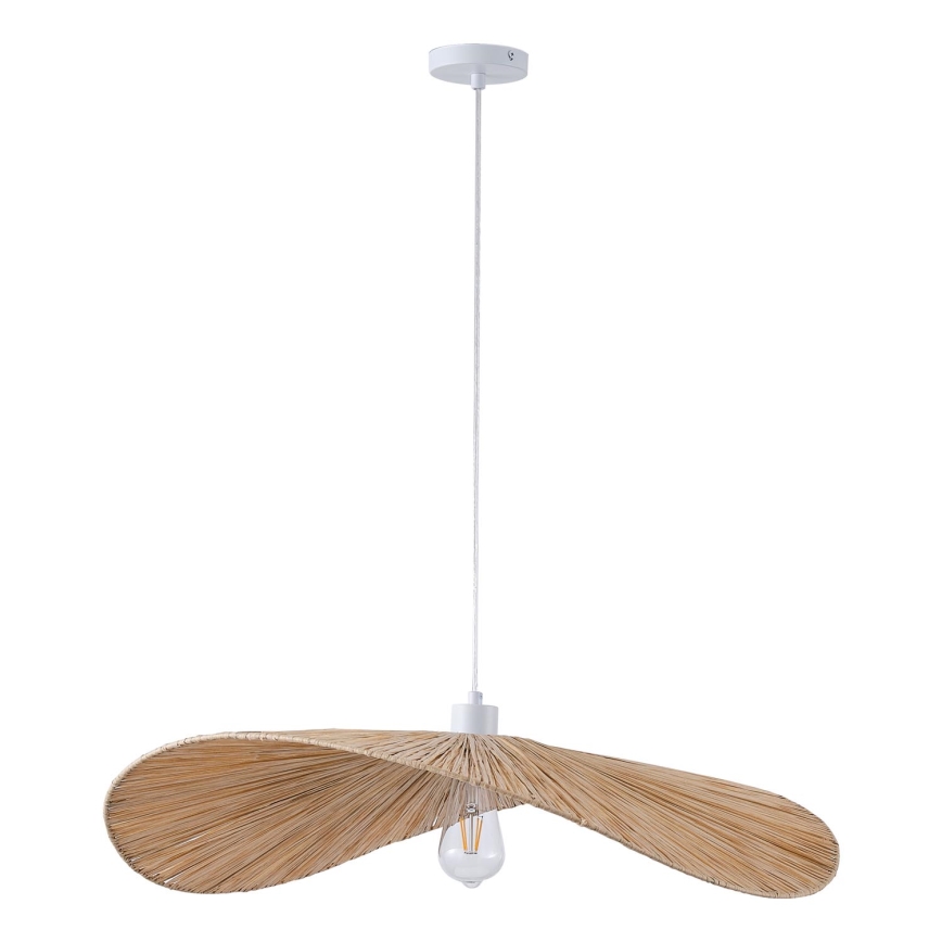 Lustr na lanku CALYPSO 1xE27/40W/230V pr. 70 cm bambus