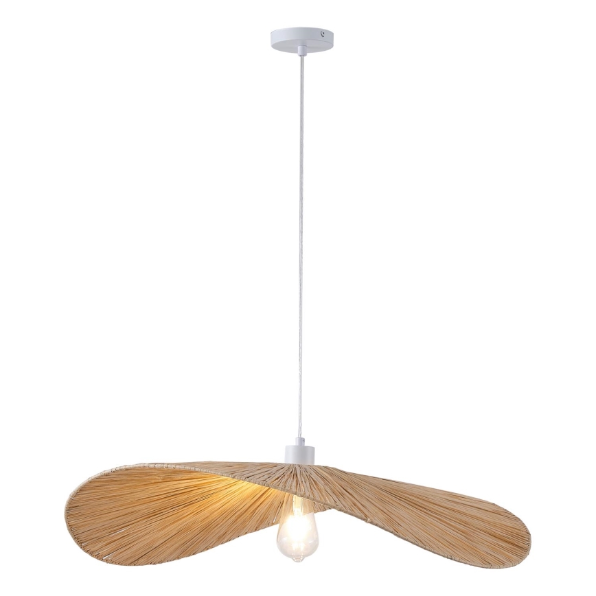 Lustr na lanku CALYPSO 1xE27/40W/230V pr. 70 cm bambus