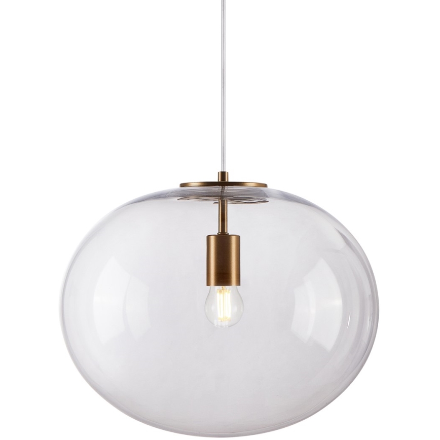 Lustr na lanku CAMPANIA 1xE27/60W/230V zlatá