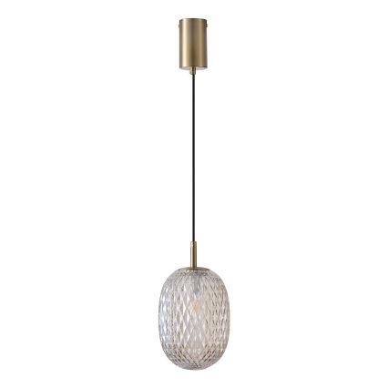Lustr na lanku CANDY 1xE14/25W/230V čirá pr. 15 cm
