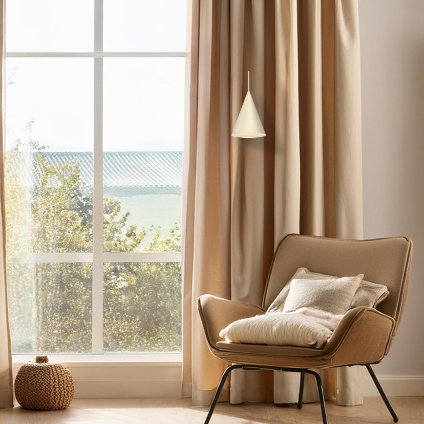 Lustr na lanku CAPITAL 1xGX53/15W/230V pr. 17 cm krémová