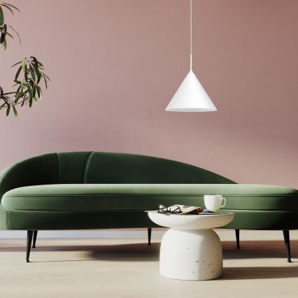 Lustr na lanku CAPITAL 1xGX53/15W/230V pr. 32 cm bílá