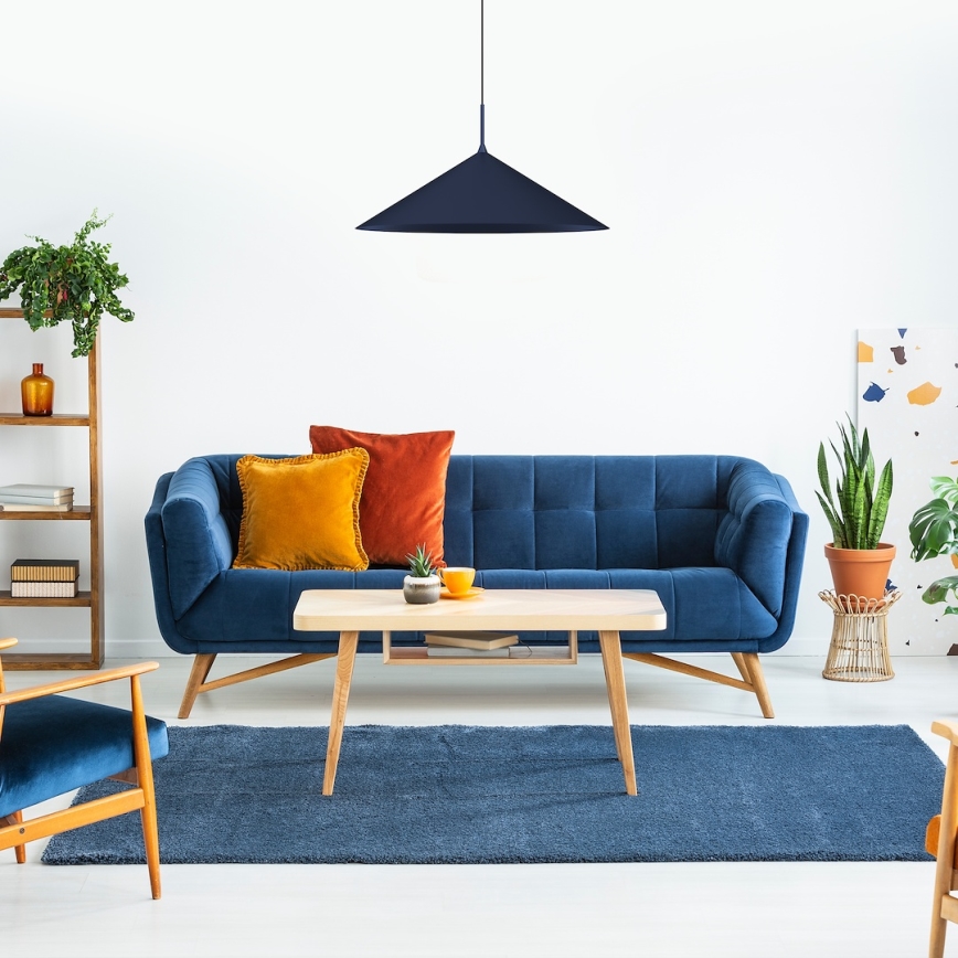 Lustr na lanku CAPITAL 1xGX53/15W/230V pr. 60 cm modrá