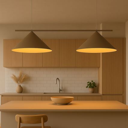 Lustr na lanku CAPITAL 2xGX53/15W/230V béžová