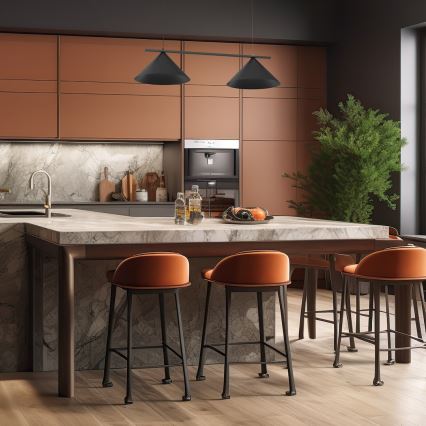 Lustr na lanku CAPITAL 2xGX53/15W/230V černá