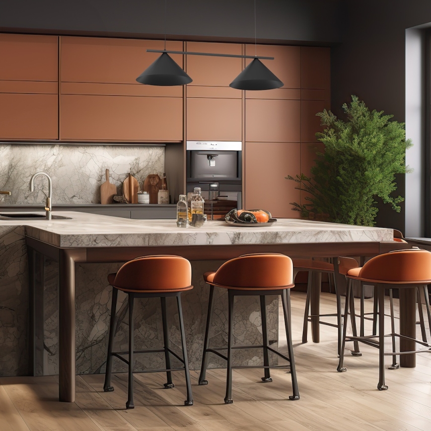 Lustr na lanku CAPITAL 2xGX53/15W/230V černá